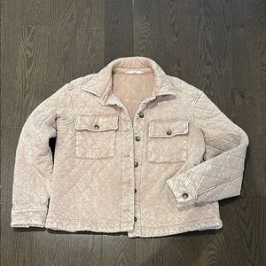 Lane + delancey dusty rose shacket